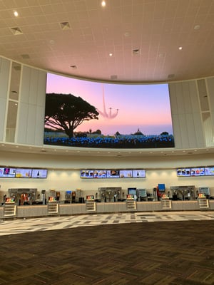 Top Gun on Gigantic LED