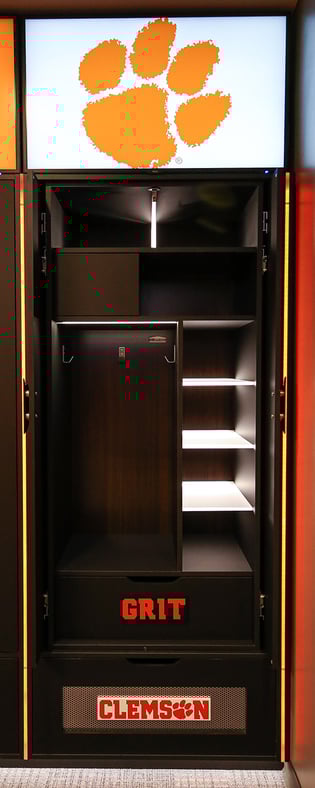 Clemson locker