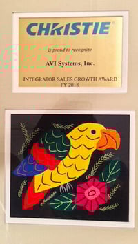 Integrator Sales Growth Award FY 2018 | AVI Systems